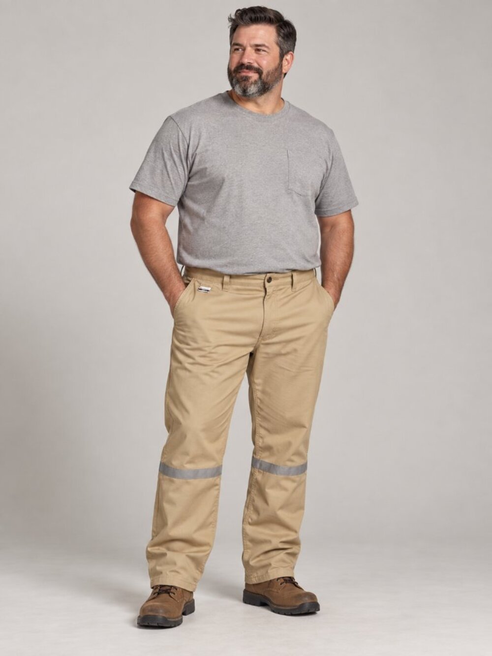 NWT LAPCO FR UltraSoft AC Work Pants Khaki 48x30 CAT 2